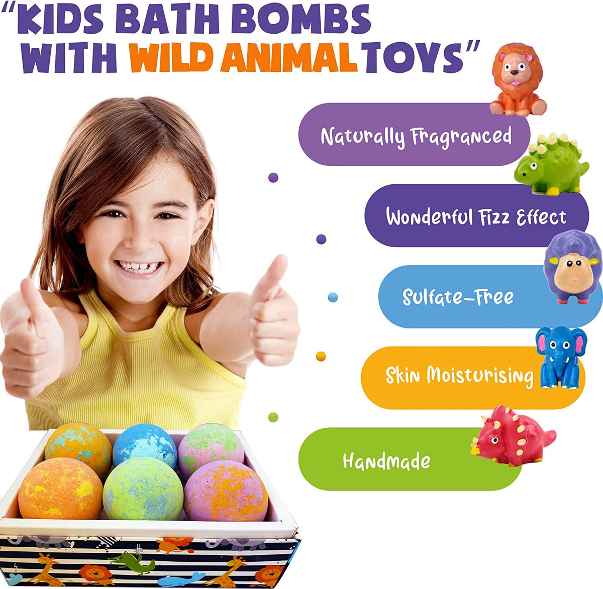 Aazon.co: Bath Bobs For Kids With Toys Inside - 24 Pack Kids Bath - View #11