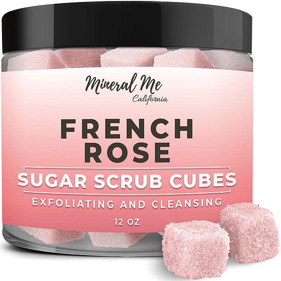 French Rose Body Scrub Cubes